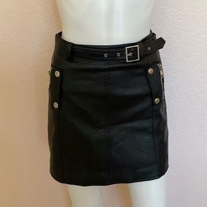 Topshop Black Mini Skirt